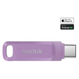 SanDisk Ultra Dual Drive Go - Clé USB - 1 To - USB 3.2 Gen 1 / USB-C - mauve
