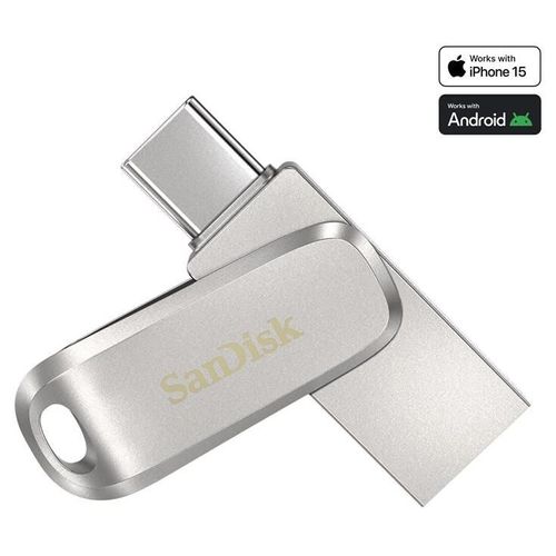 Clé USB SanDisk Ultra Dual Drive Luxe 512 Go USB 3.2 Gen 1 / USB-C