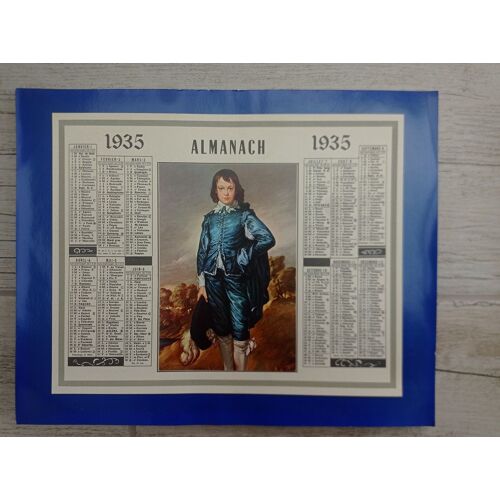 Reproduction Almanach 1935