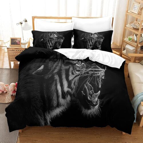 Parure De Lit Housse De Couette Tiger Taie Literie Et Linge De Parure De Lit Housse De Couette Adulte Ado D Sets De Housses De Couettesking£¿Xcm£©