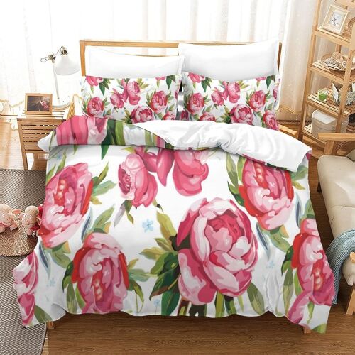 Parure De Lit Pour Watercolor Floral Housse De Couette Et Taies D'oreiller Sets De Housses De Couettes Housses De Couette Et Paruresdouble£¿Xcm£©