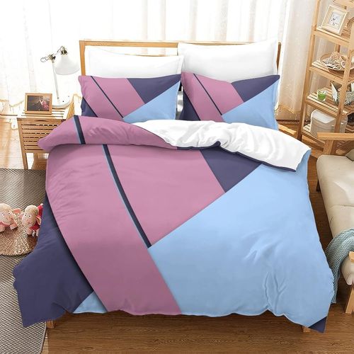 Housse De Couette Colorful Stripes Imprim¿¿ Housse De Couette Doux Hypoallerg¿¿Nique Parure De Lit Microfibre Avec Fermeture ¿¿Clair Housse Couette Pour Adultes Et Enfantsdouble£¿Xcm£©