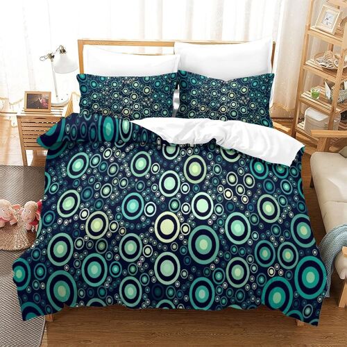 Housse De Couette Motif Imprim¿¿ Colored Spots D,Housse Couette Douce Avec Fermeture ¿¿Clair, Microfibre Hypoallerg¿¿Nique Adultes Et Enfants Parure De Litdouble£¿Xcm£©