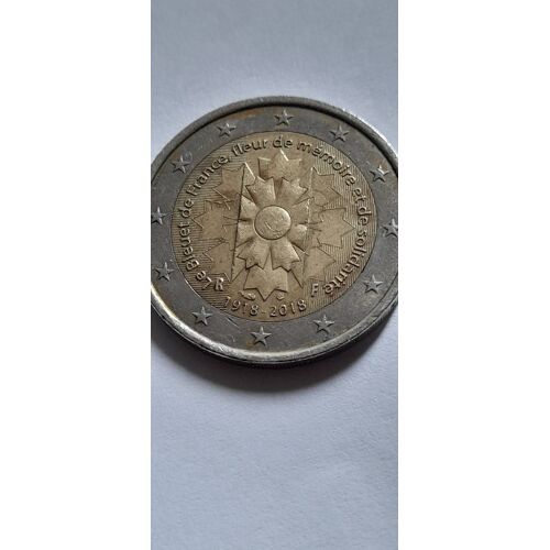 Piece 2 Euros Le Bleuet De France