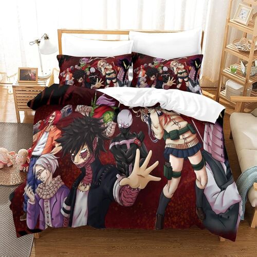 My Hero Academia Imprim¿¿ Parure De Lit X Adultes Ado Housse De Couette X Avec Taies D'oreiller Doux Microfibre Hypoallerg¿¿Nique Avec Fermeture ¿¿Clair