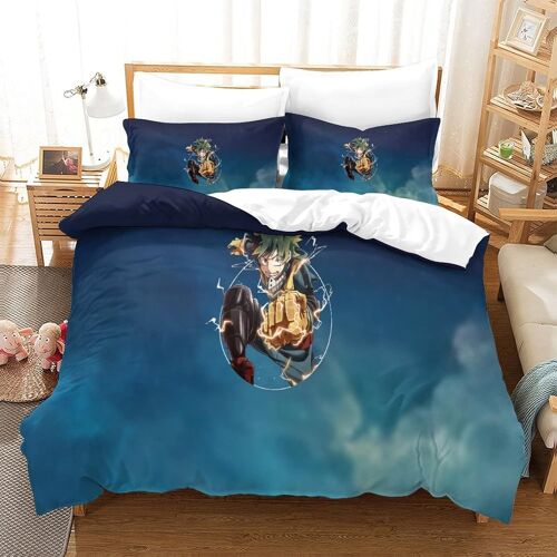 Parure De Lit My Hero Academia Housse De Couette X Parure De Lit X Avec ¿¿Clair Et Taies Doux R¿¿Sistant ¿¿ La Ride Et Durable Hypoallerg¿¿Nique Pour Adultes Et Enfants