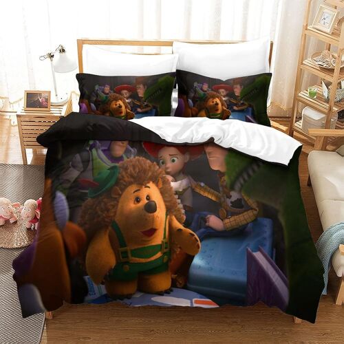 Parure De Lit X Cm Adultes Et Enfants Toy Story Imprim¿¿ Housses De Couettes Doux Hypoallerg¿¿Nique Microfibre Parure Housse Couette X Cm Avec ¿¿Clair Et Taies D¡®Oreiller