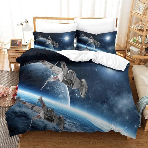 Star Wars Parure De Lit Pi¿¿Ces Housse De Couette De Housse De Microfibre Convient Aux Enfants Adolescents Adultes Single£¿Xcm£©