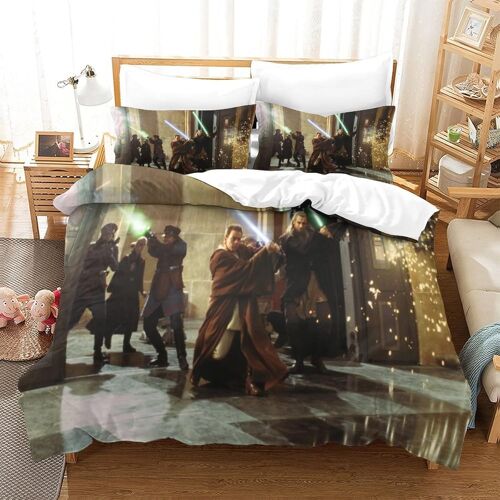 Star Wars Parure De Lit Pi¿¿Ces Housse De Couette De Housse De Microfibre Convient Aux Enfants Adolescents Adultes Double£¿Xcm£©