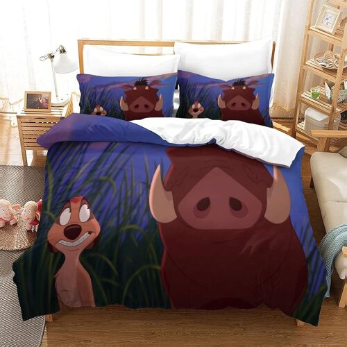 Parure De Lit X Adultes Et Enfants Roi Lion Imprim¿¿ Housses De Couettes Doux Hypoallerg¿¿Nique Microfibre Parure Housse Couette X Avec ¿¿Clair Et Taies D¡®Oreiller