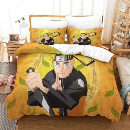 Naruto Motif Housse De Couette X Cm Parure De Lit X Cm Doux R¿¿Sistant ¿¿ La Ride Et Durable Hypoallerg¿¿Nique Avec ¿¿Clair Et Taies Pour Adultes Et Enfants