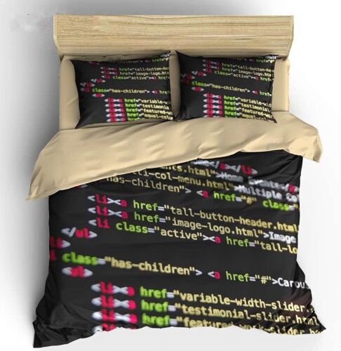 Housse De Couette X Cm Adulte Code Noir Parure De Lit Personnes Avec Fermeture ¿¿Clair Doux Confortable Respirant Microfibre Housse De Couette Et Taie D'oreiller X Cm