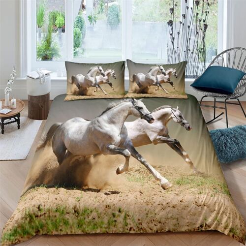 Housse De Couette X Cm Enfant Cheval Jaune Parure De Lit Personnes Avec Fermeture ¿¿Clair Doux Respirant Confortable Microfibre Housse De Couette Et Taie D'oreiller X Cm