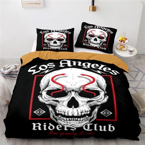 Crane Skull Housse Couette X + X Taies D'oreiller Xcm Housses De Couettes Microfibre Parures De Lit Doux Confortable X Cm
