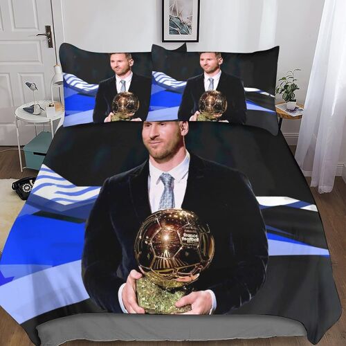 Lionel Messi Housse De Couette D Motif Imprim¿¿ Lionel Messi Parure De Lit Housses De Couettes En Microfibre Avec Fermeture ¿¿Clai Parure De Couette Ave