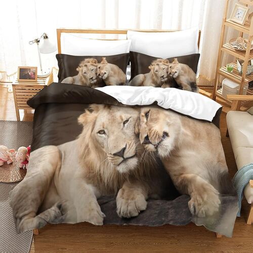 Faune Sauvage Pcs Housse De Couette Ensemble De Housse De Couette Imprim¿¿ D Taie D'oreiller Parure De Lit Linge De Lit Single£¿Xcm£©