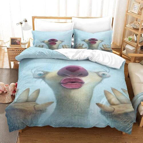 Funny Animals Chambre D¿¿Coration Ensemble De Literie Motif Imprim¿¿ D Ultra Doux Housse De Couette Fermeture ¿¿Clair Dissimul¿¿E Housse De Couette Taie D