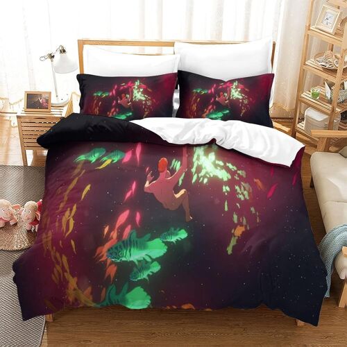 Love Dead Robotshousse Couette Imprim¿¿ D Couverture De Couette Microfibre Doux Ensembles Literie Ensemble De Couette Avec Fermeture ¿¿Clair +Taies D'or