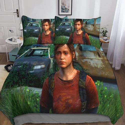 The Last Of Us Housse De Couette Avec ¿¿ Motif Series Impression D Parure De Lit En Microfibre Housses De Couettes Avec Taies D¡®Oreiller Pour Enfant Fi