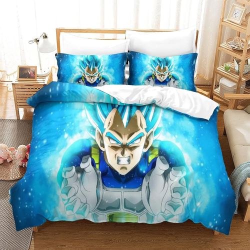 Dragon Ballhousse Couette Imprim¿¿ D Couverture De Couette Microfibre Doux Ensembles Literie Ensemble De Couette Avec Fermeture ¿¿Clair +Taies D'oreille