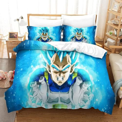 Dragon Ballhousse Couette Imprim¿¿ D Couverture De Couette Microfibre Doux Ensembles Literie Ensemble De Couette Avec Fermeture ¿¿Clair +Taies D'oreille