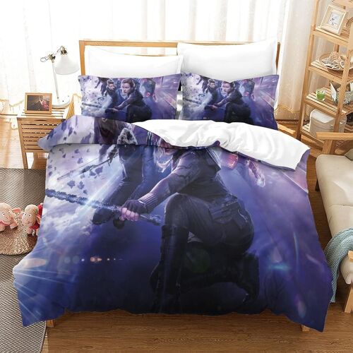 Black Widow Ensemble De Literie ¿¿ Motif Imprim¿¿ En D Housse De Couette ¿¿ Th¿¿Me Ultra Douce Ensemble De Pi¿¿Ces Avec Taie D'oreiller Housse De Couette