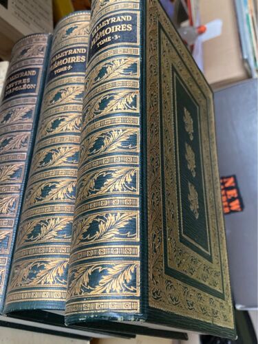 Talleyrand Mémoire Tome 3 Éditions Jean De Bonnot