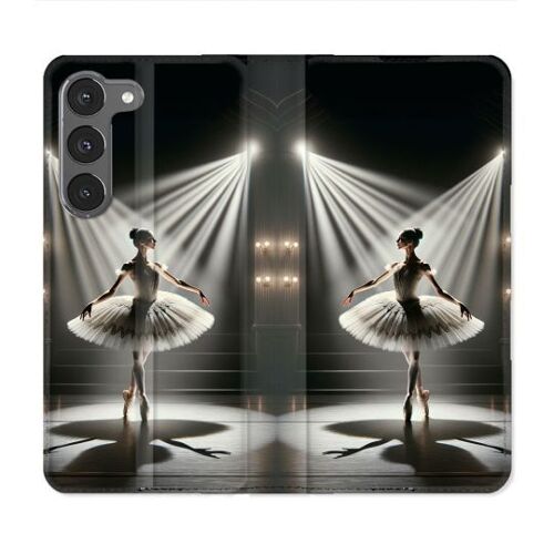Housse Cuir Portefeuille Pour Samsung Galaxy A36 5g Danseuse Lumière