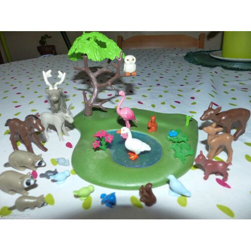 Playmobils Lot Animauxde La Foret