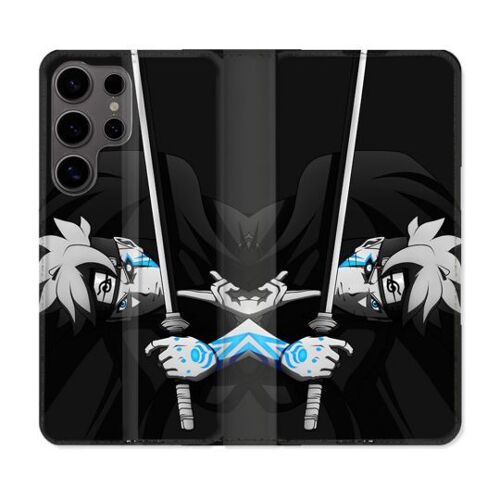 Housse Cuir Portefeuille Pour Samsung Galaxy S25 Ultra Manga Boruto Epée