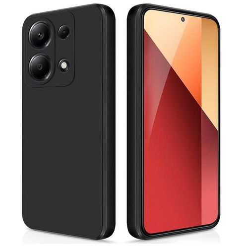 Coque Pour Xiaomi Redmi Note 13 Pro 4g / Poco M6 Pro 4g - Housse Etui Silicone Gel Fine + Film Ecran - Noir