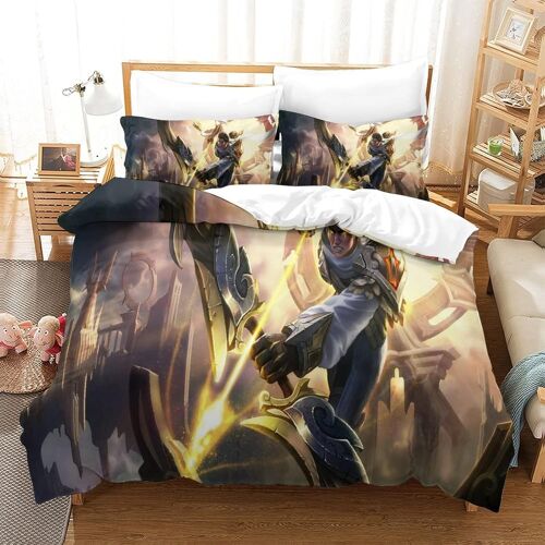 Housse De Couette Gamers Avec Taies D'oreiller,Varus Parure De Lit Douce Confortable En Microfibre,Pour Adultes Enfants King£¿Xcm£©