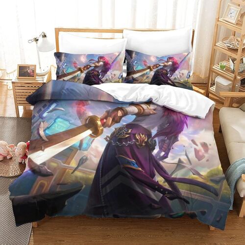 Battle-Academia Housse De Couette Yone Parure De Lit Pi¿¿Ces Pour Enfants Adultes Single£¿Xcm£©