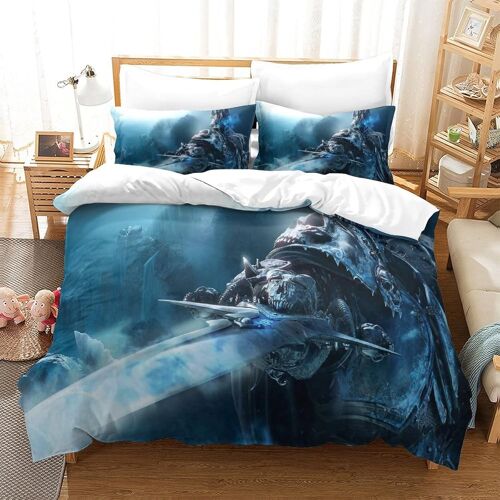 Housse De Couette World Of Warcraft Parure De Lit D Game Wallpaper Housse De Couette Microfibre,Housse De Couette Avce Taies D'oreiller Single£¿Xcm£©