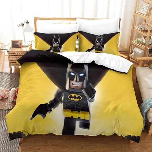 Lego Pi¿¿Ces D Imprim¿¿ Th¿¿Me Dissimul¿¿ Fermeture ¿¿Clair Taies D'oreiller Et Housse De Couette Enfants Lisse Confortable Housse De Couette Ensemble De