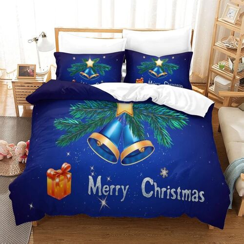 Housse De Couette Avec Taies D'oreiller,Parure De Lit Christmas Decorations En Microfibre,Pour Adultes Enfants Double£¿Xcm£©