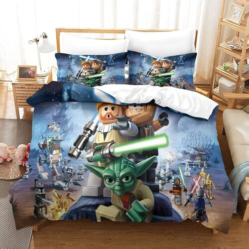 Lego Ensembles De Housse De Couette Cartoon D Ensembles De Literie Microfibre Parure De Lit Single£¿Xcm£©