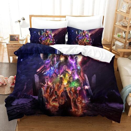 Superhero Parure De Lit Pour Enfants Adulte Movie Posters Parure Housse De Couette Housse De Couette D Chambre D¿¿Cor Pcs Double£¿Xcm£©
