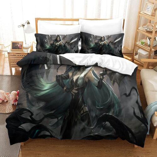 Gamers Parure De Lit Pièces Avec Housse De Couette Et Taies D'oreiller Motif Irelia Pour Enfants, Adolescents, Adultes Single¿Xcm¿