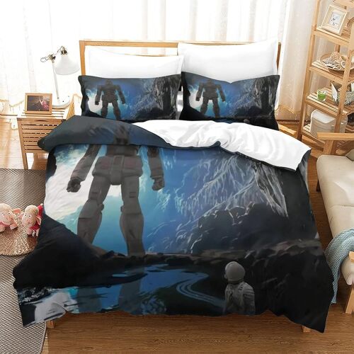 Astronaut Impression En D Parure De Couette Avec Fermeture Eclair Housse De Couette Respirante£¬Pour Tout Le Monde£¬Universe Housse De Couette Av