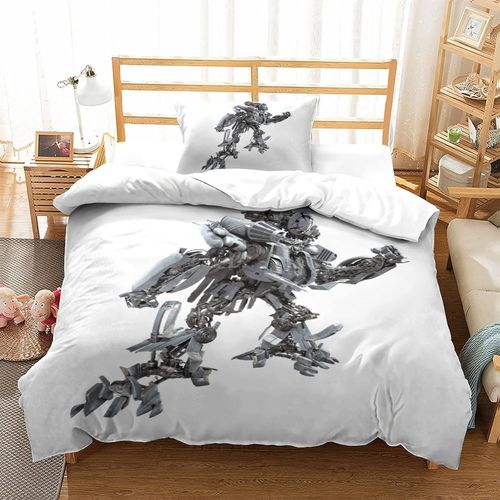 Transformers Impression En D Sets De Housse De Avec Fermeture Eclair Couettes Decepticons Housse De Couette Microfibre £¬Adulte Gar? On Fille Ns