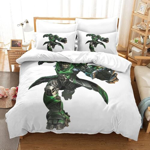 Transformers Autobot Impression En D Housse De Couette£¬Couette Microfibre Avec Fermeture Eclair Enfants Adultes£¬Robot Movie Ensemble De Housse