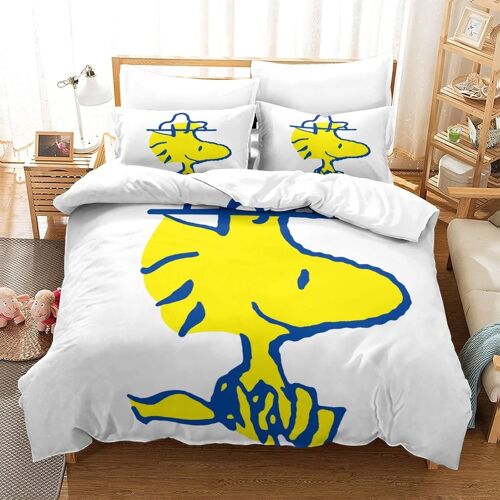 Snoopy Impression En D Parure De Couette Avec Fermeture Eclair Housse De Couette Respirante£¬Pour Tout Le Monde£¬Cartoon Dog Housse De Couette Avec Taie