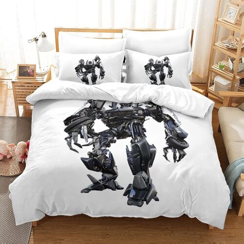 Transformers Impression En D Sets De Housse De Avec Fermeture Eclair Couettes Decepticons Housse De Couette Microfibre £¬Adulte Gar? On Fille Ns