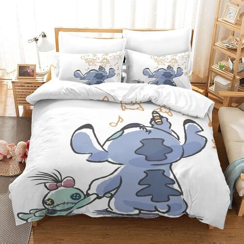Stitch Impression En D Parure De Couette Avec Fermeture Eclair Housse De Couette Respirante£¬Pour Tout Le Monde£¬ Housse De Couette Avec Taie D'o