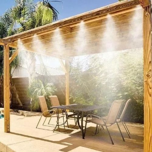 Brumisateur terrasse jardin avec buses laiton haute qualité - 15m