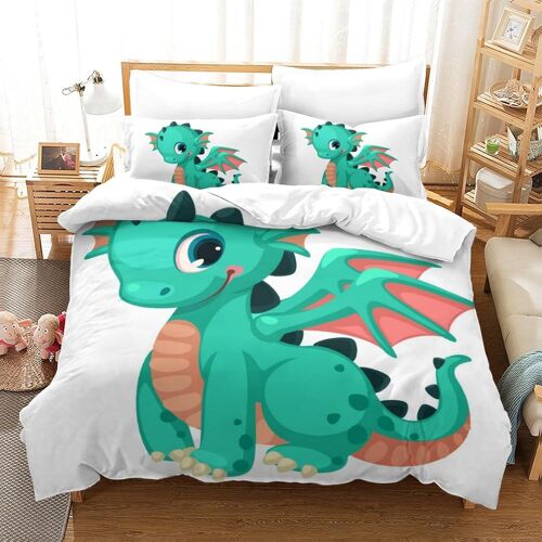 Dinosaur Impression En D Parure De Couette Avec Fermeture Eclair Housse De Couette Respirante£¬Pour Tout Le Monde£¬D Pattern Backpack Housse De C