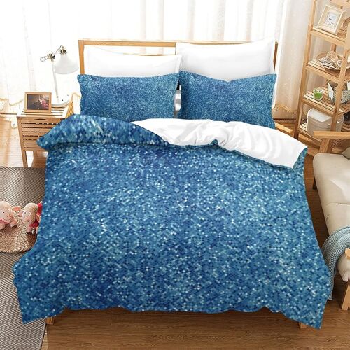 Bleu Parure De Couette De Lit Pi¿¿Ces Renforc¿¿ Avec Fermeture Eclair Housse De Couette Respirante Enfants Adultes Ense Mble De Housse De Couette Avec