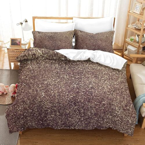 D'or Housse De Couette Avec Couette Microfibre Avec Fermeture Eclairadulte Enfants Adultes Ensemble De Housse De C Ouette Ensemble De Literie Avec Tai