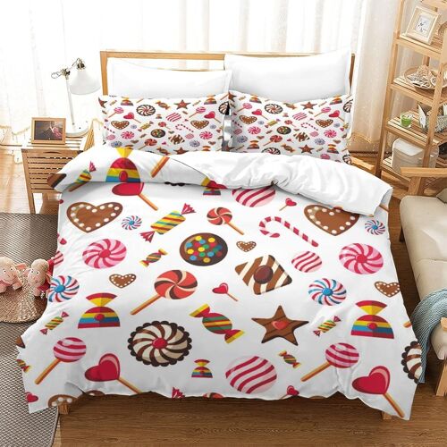 Christmas Impression En D Sets De Housse De Avec Fermeture Eclair Couettes Festival Housse De Couette Microfibre £¬Adulte Gar? On Fille Nsemble£¬